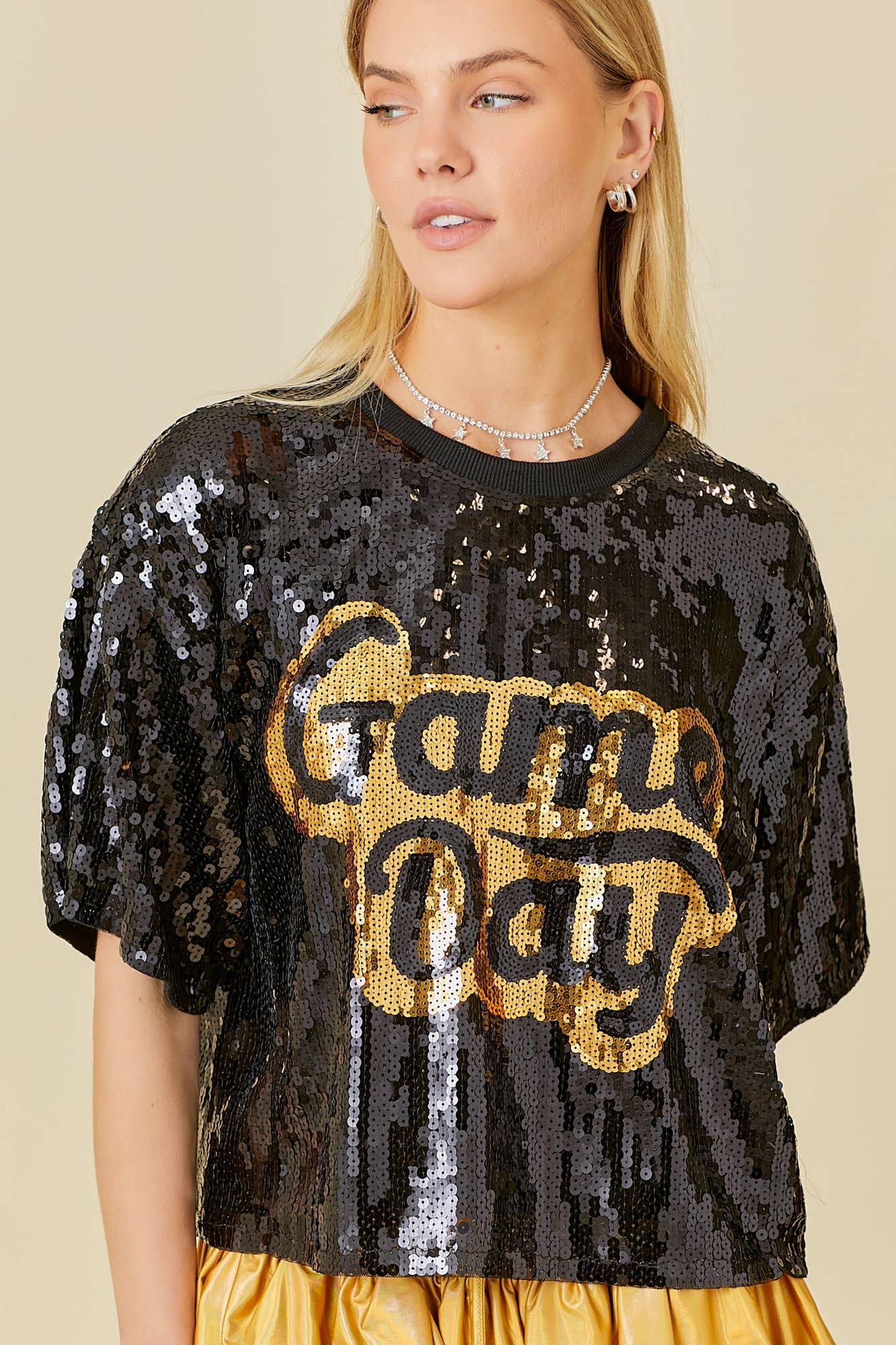 Game Day Sequin Top