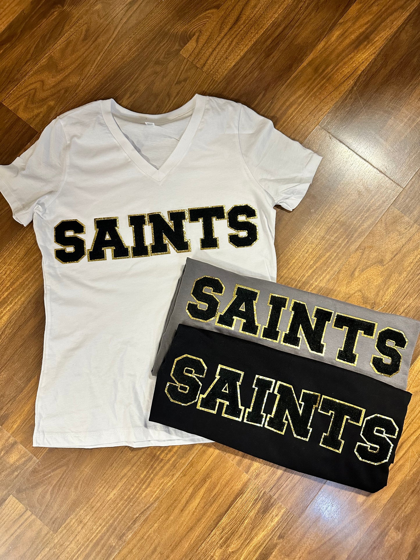 Black & Geaux Saints Tshirt.