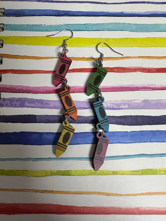 The Colorful Crayon Dangles