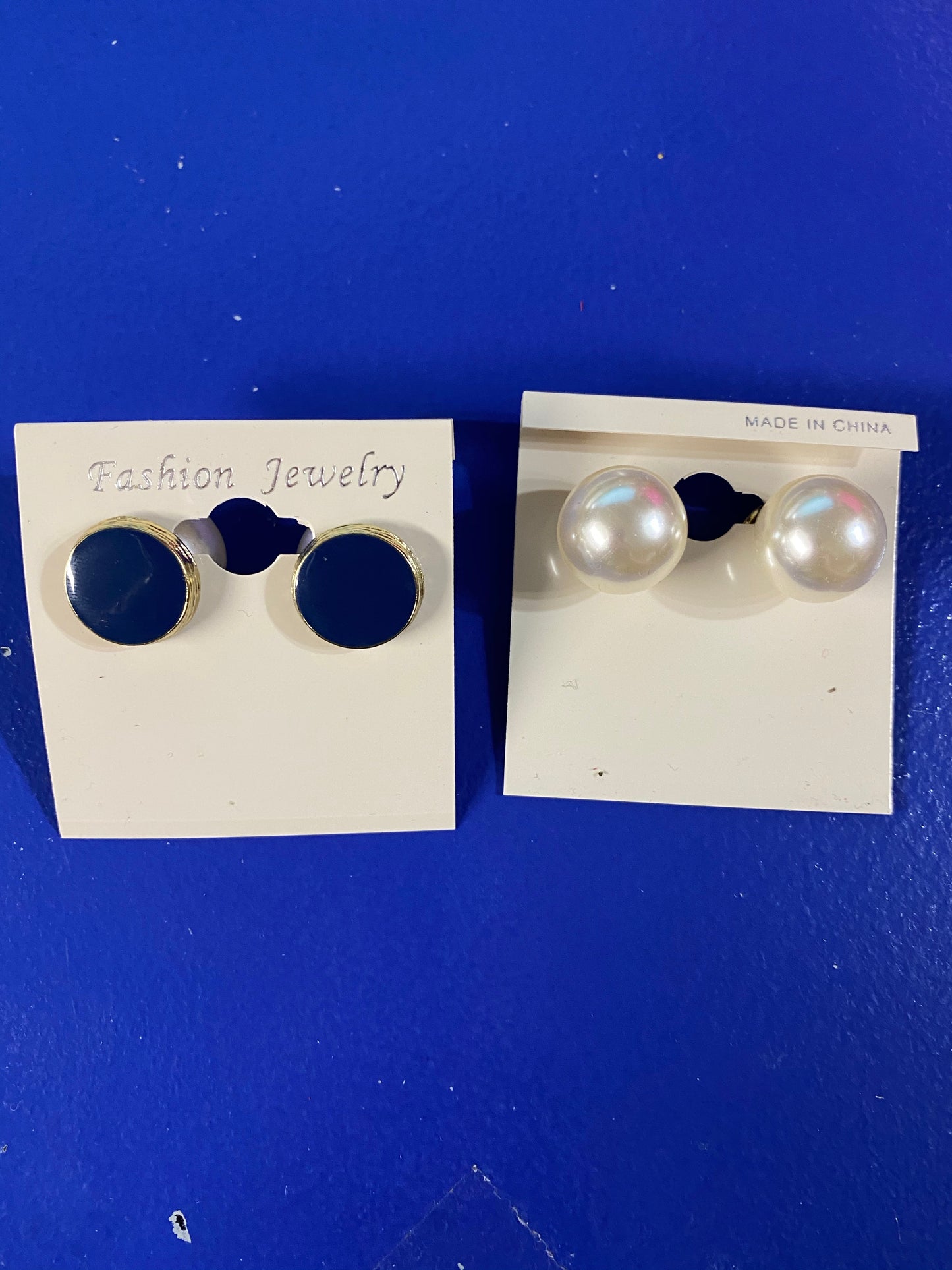 Personalized Pearl Back Stud